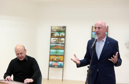 IGOR GORNIK IN OTVORITEV RAZSTAVE 29 FOTO LJUBO VUKELIČ